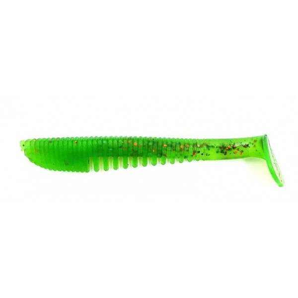 Силіконова приманка для риболовлі, Taipan Pike-Kill, 3,0 дюйми, 8шт/уп, колір №08 Green neon